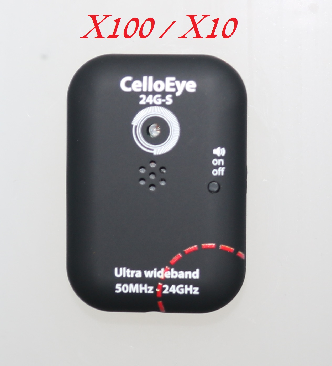 Increase CelloEye 24Gs sensitivity by X100 or X10